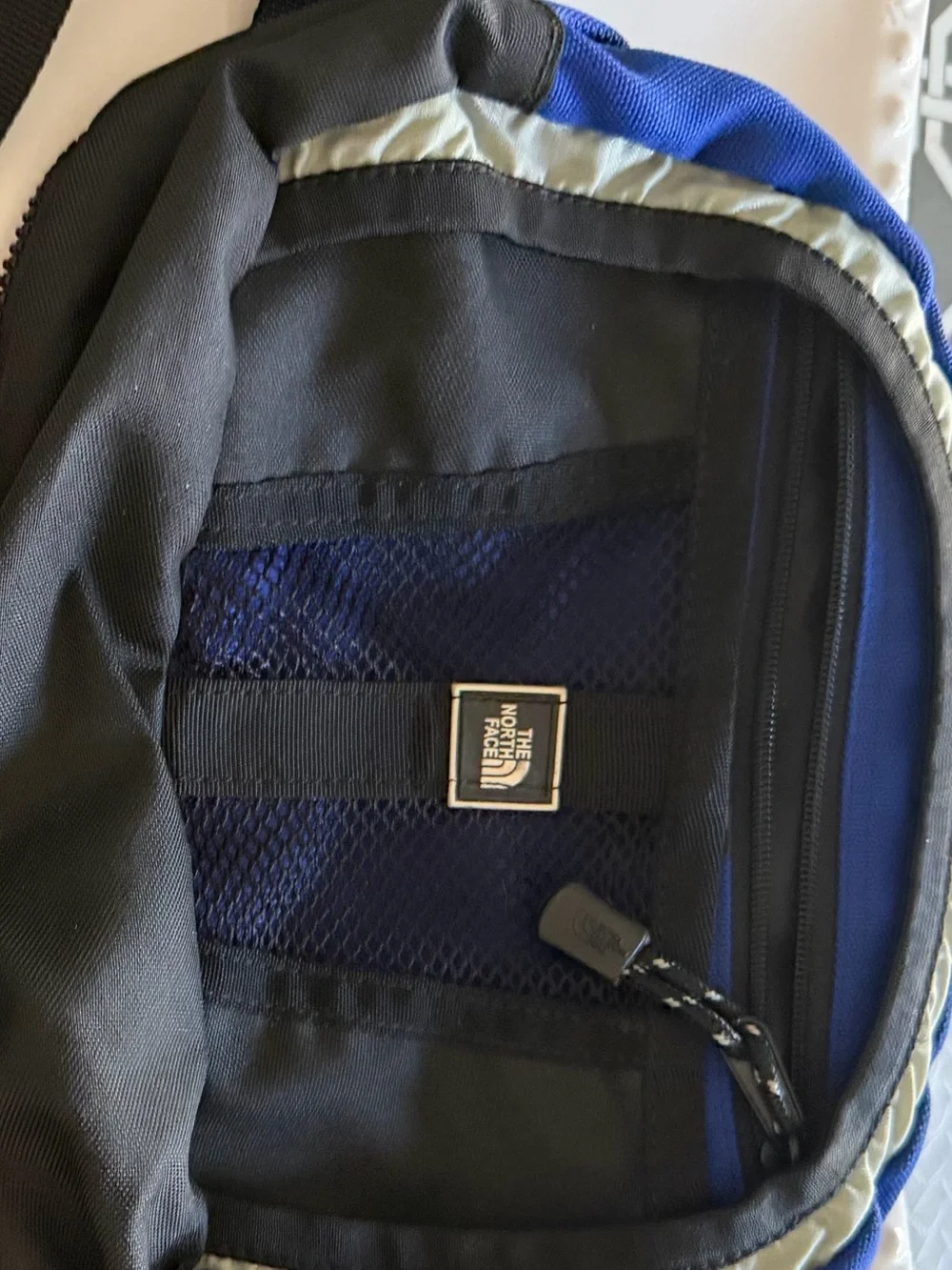 The North Face Blue & Black Fanny Pack / Crossbody Waist Bag